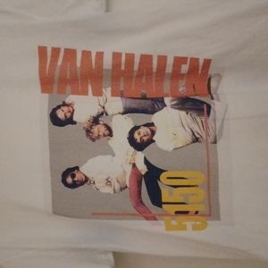 Van Halen 5150 Sammy Hagar white t-shirt size Large